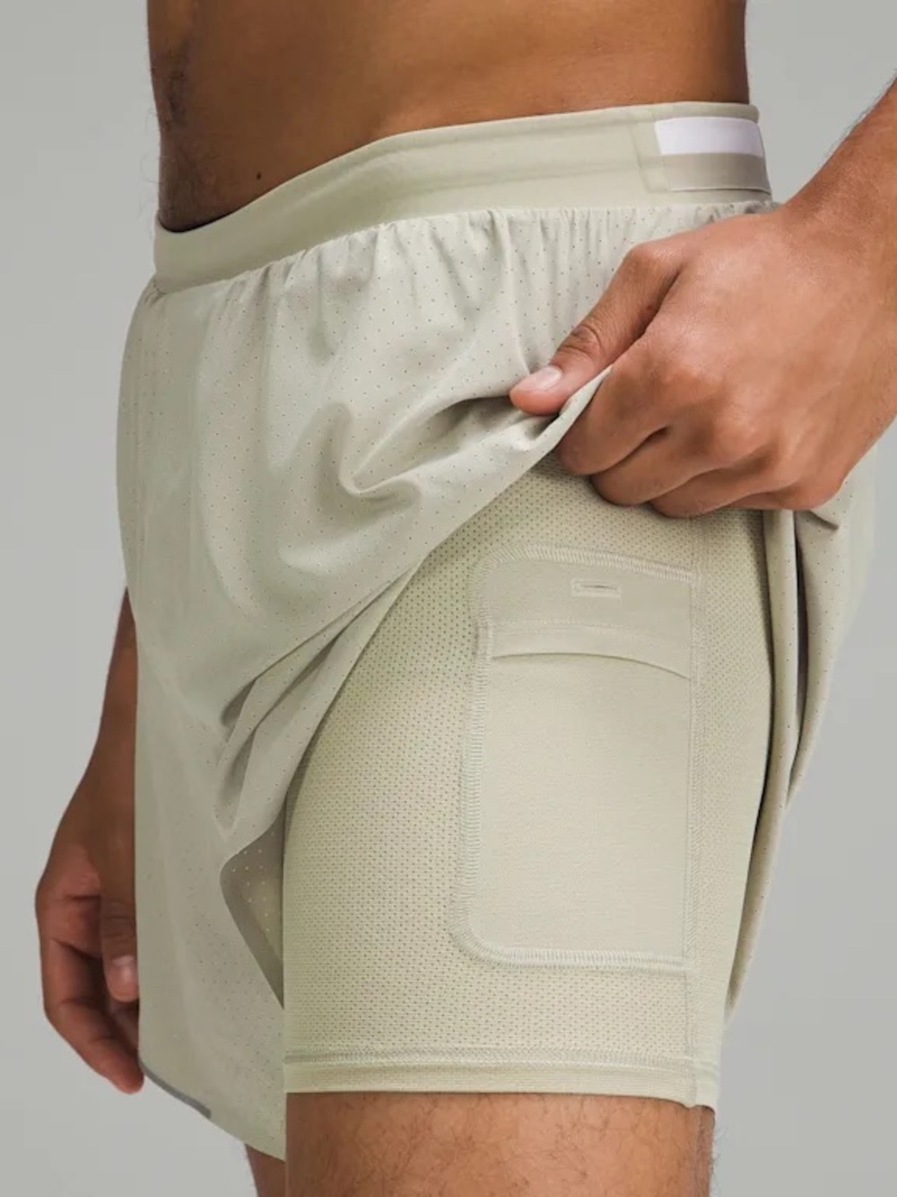 Lululemon Men’s Fast and Free Short 6" Lined Running Shorts With Drawstring
